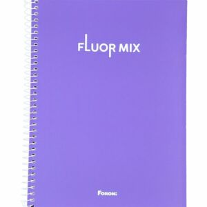 Caderno Foroni Fluor Mix 1 Matéria