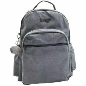 Mochila brw jean cinza