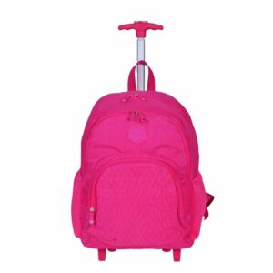 mochila de rodas rosa rabisk