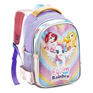 Mochila Unicórnios Infantil