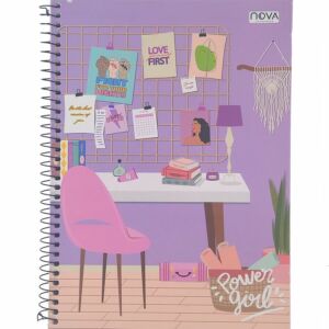 Caderno Nova Power Girl