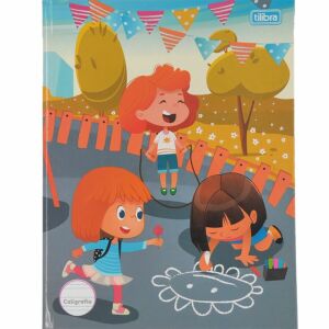 Caderno brochura de caligrafia