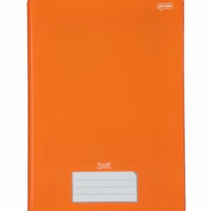 Caderno brochura Stiff laranja