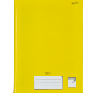 Caderno brochura Stiff amarelo