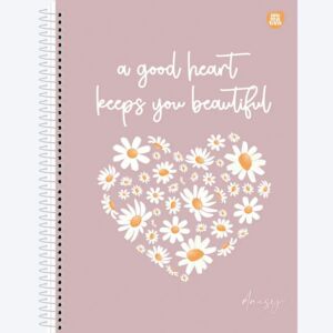 Caderno Capa Dura Daisy