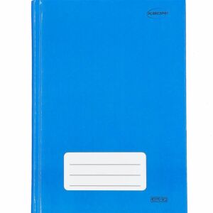 Caderno brochura ¼ Azul Kbom