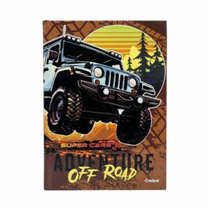 Caderno brochura 1/4 Super Cars