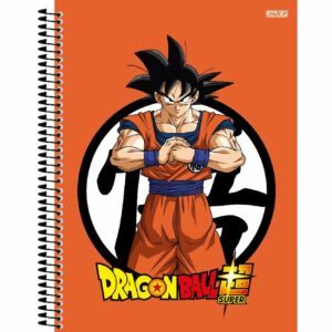 Caderno Dragon Ball - 1 Matéria, 80 Folhas São Domingos