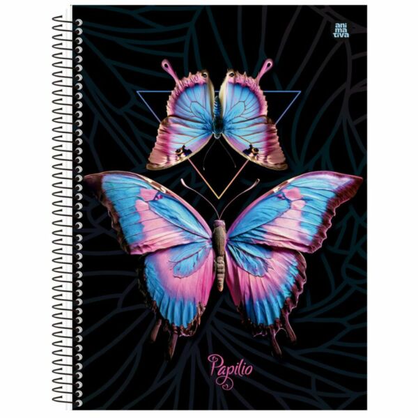 Caderno Papilio 80 Folhas – Borboletas & Qualidade São Domingos - Imagem 3