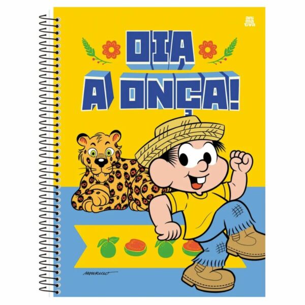 Caderno Chico Bento 80 Folhas 1 Matéria São Domingos - Imagem 2