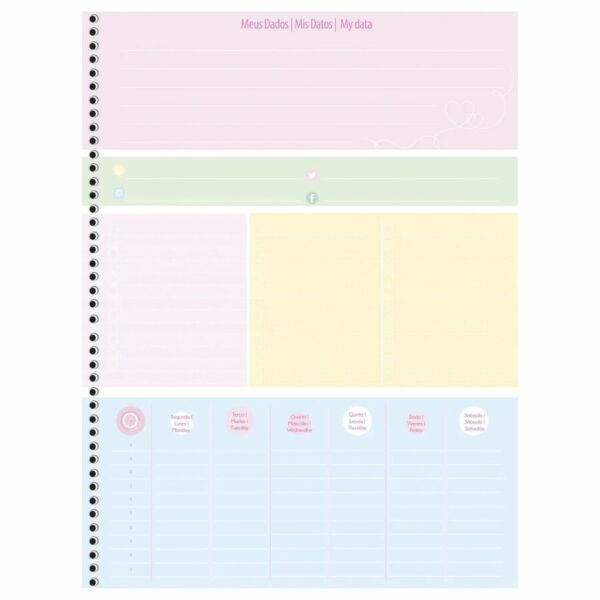 Caderno Universitário Clean São Domingos – 80 Folhas - Imagem 5