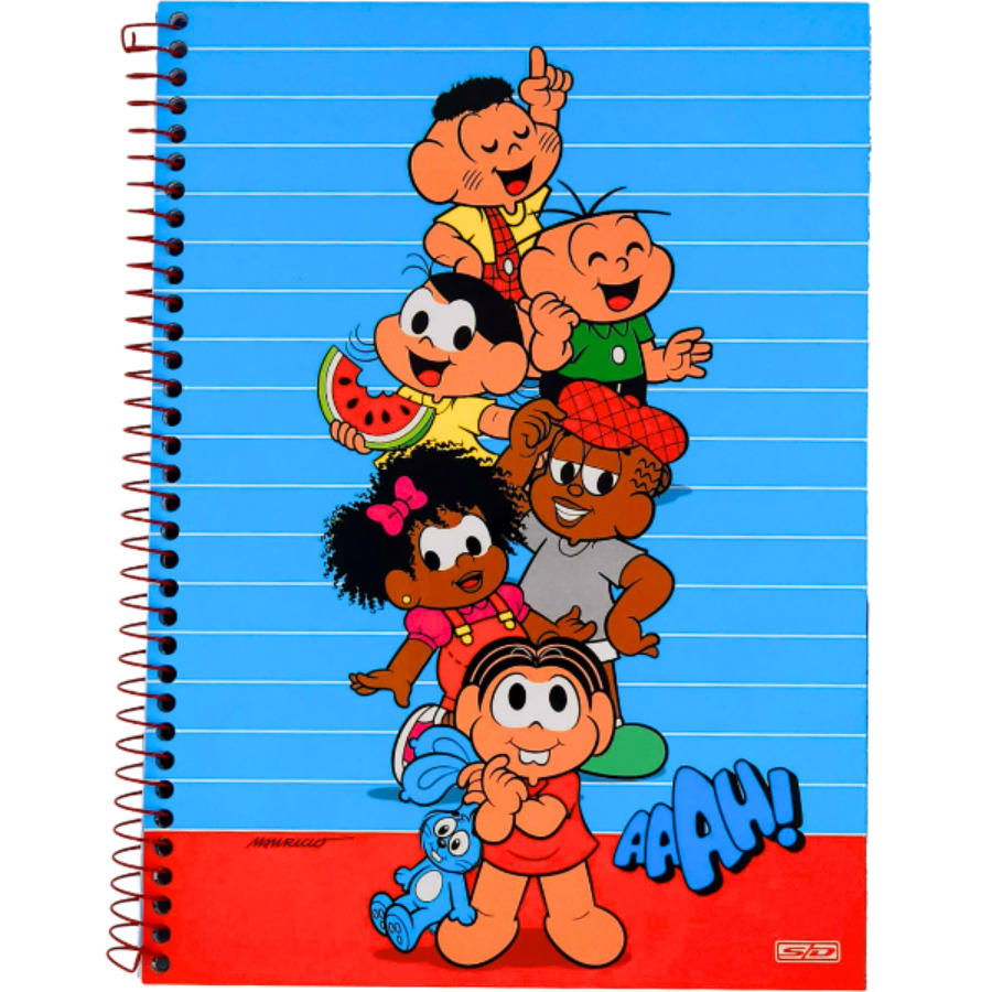 Caderno Universitário Turma da Mônica São Domingos 80 folhas – Estilo, diversão e qualidade em um só produto - Imagem 3
