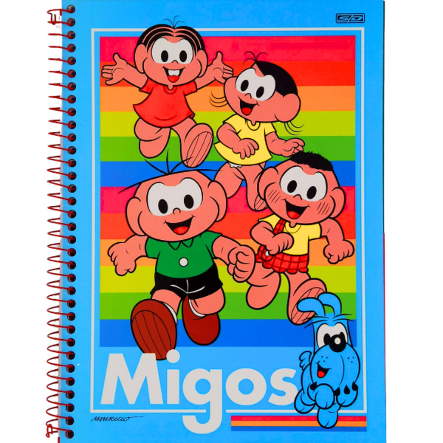 Caderno Universitário Turma da Mônica São Domingos 80 folhas – Estilo, diversão e qualidade em um só produto - Imagem 5