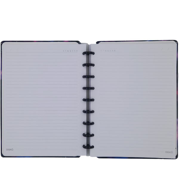 Caderno Inteligente Shine Rosa médio1 materia – Brilho, Organização e Praticidade em um Só Lugar - Imagem 3