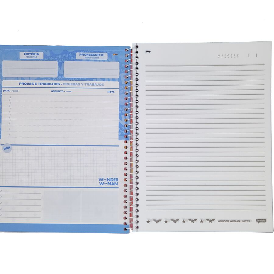 Caderno Mulher Maravilha 1 Matéria - Imagem 7