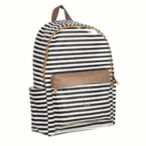 Mochila Escolar BRW PU Black Listras