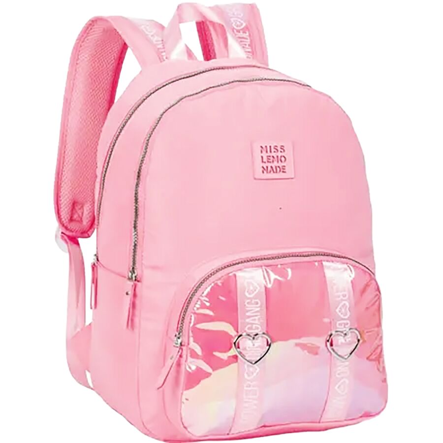 Mochila Escolar Miss Lemonade DKT Rosa s2 - Imagem 2