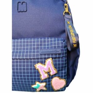 Mochila escolar Marshmallow Azul Marinho Arco-íris s2