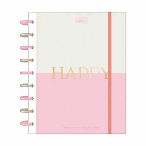 Caderno Tilidisco 10 Matérias160 Folhas Happy Tilibra