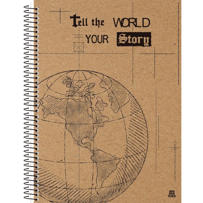 Caderno Paper Kraft 1 Matéria – Design Sustentável e Estilo Minimalista para Suas Anotações