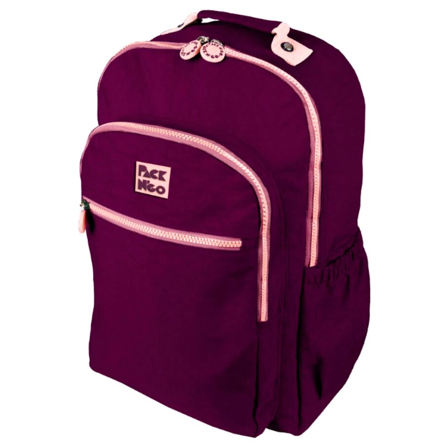 Mochila pack N go roxo 2 compartimentos crinkle - Imagem 2