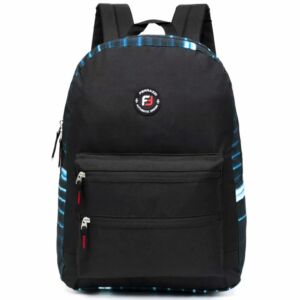 mochila Ferrazzi 0047 preto com listras