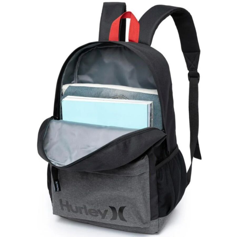 Mochila Hurley HY0043 Preto e Cinza - Imagem 4