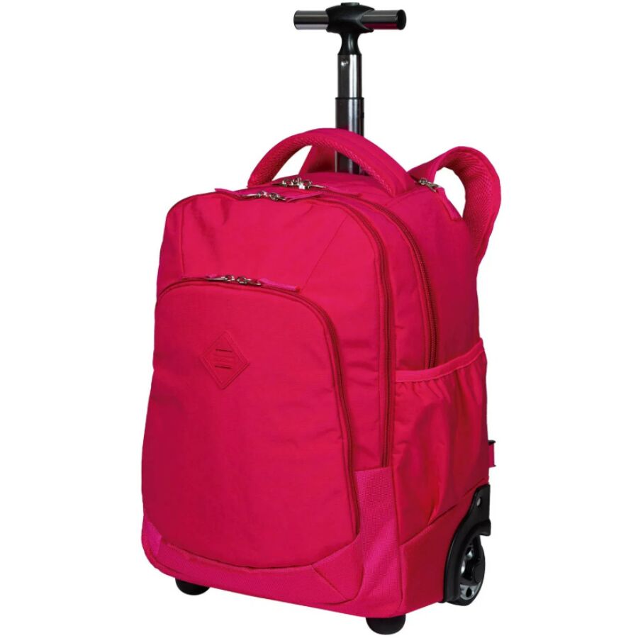 Mochila Rolling Crinkle Pink 2 rodas Sestini - Imagem 2