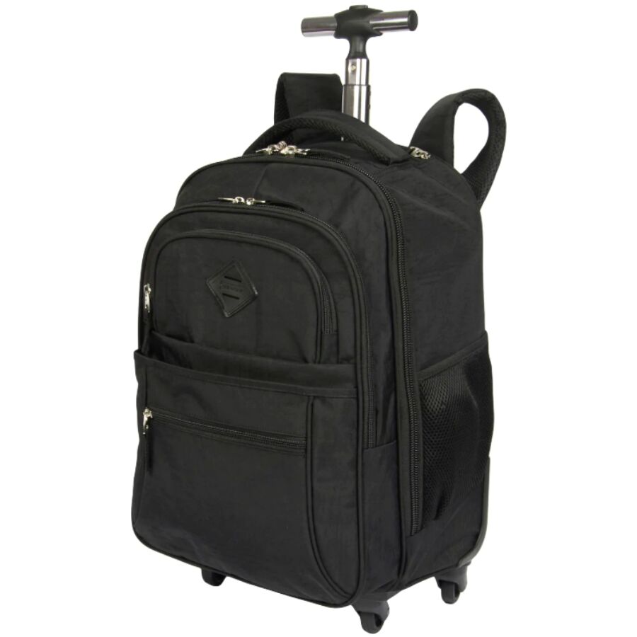 Mochila Rolling Crinkle Preto