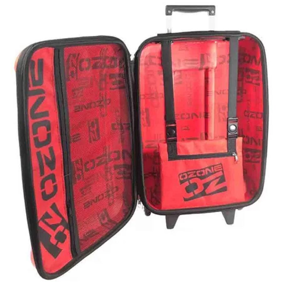 Mala Diplomata Ozone 3 Rodas Vermelha - Imagem 4