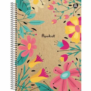 🪶 Caderno Paperkraft 1M Feminino – Beleza Natural e Sustentabilidade Animativa