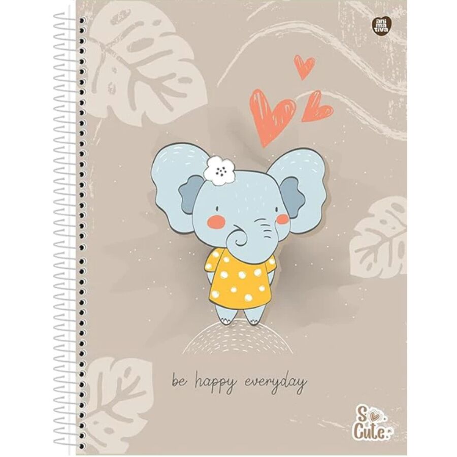Caderno So cute Animativa 1 matéria - Imagem 7