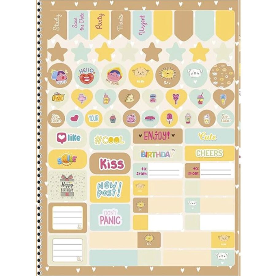 Caderno So cute Animativa 1 matéria - Imagem 8