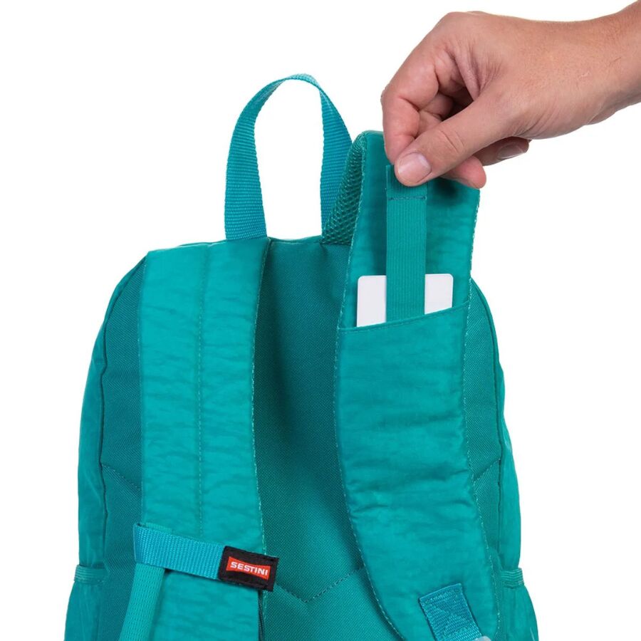 Mochila Magic Crinkle Verde Jade Sestini s2 - Imagem 10