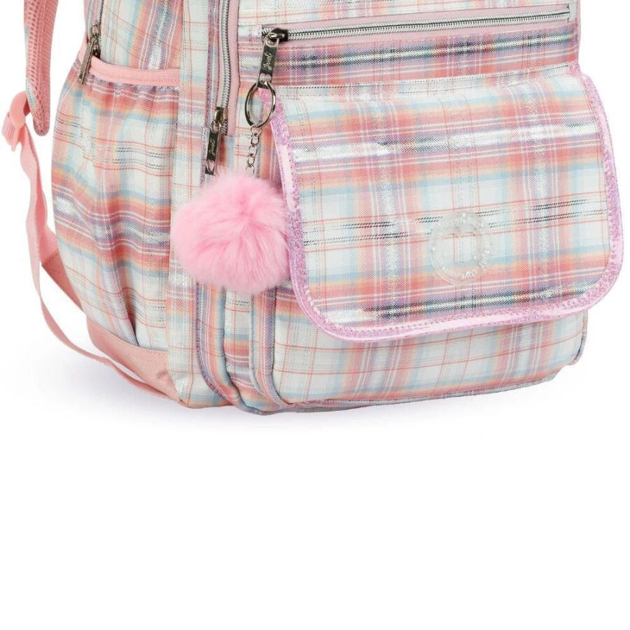 Mochila Pompom Denlex just love 3 compartimentos - Imagem 2