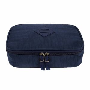 Estojo Box Crinkle Azul