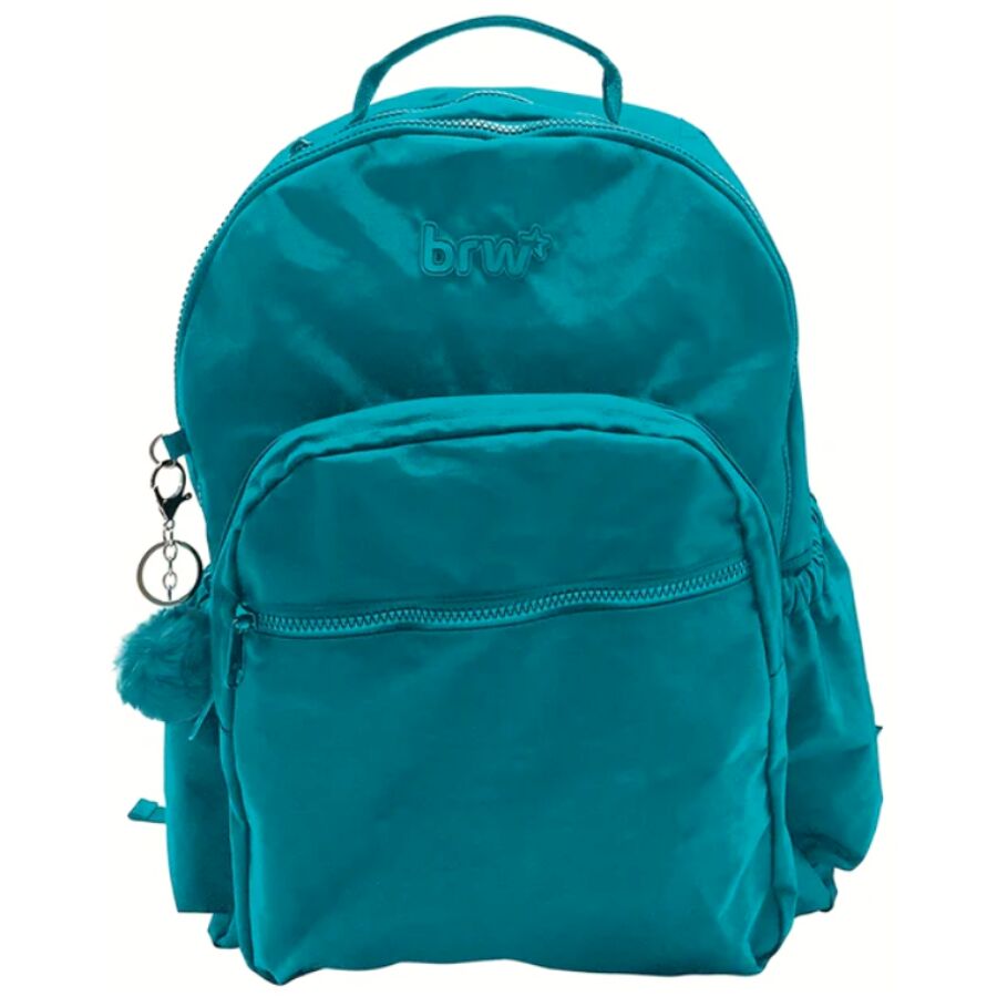 Mochila BRW Nylon Verde 2 compartimentos