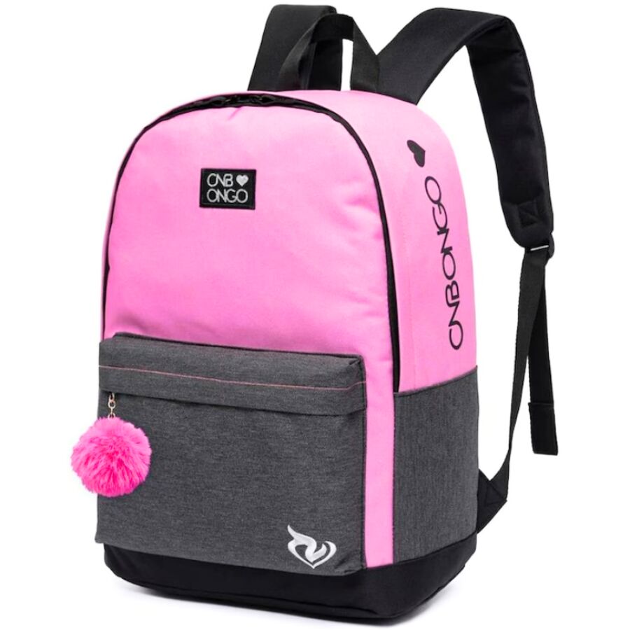 Mochila Onbongo Rosa 2 compartimentos - Imagem 2