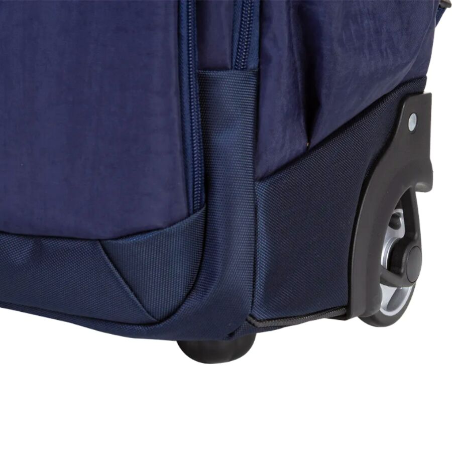Mochila Rolling Crinkle Azul escuro 2 rodas - Imagem 7
