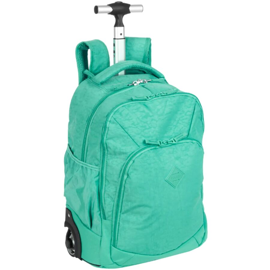 Mochila Rolling Crinkle Menta 2 rodas Sestini - Imagem 2
