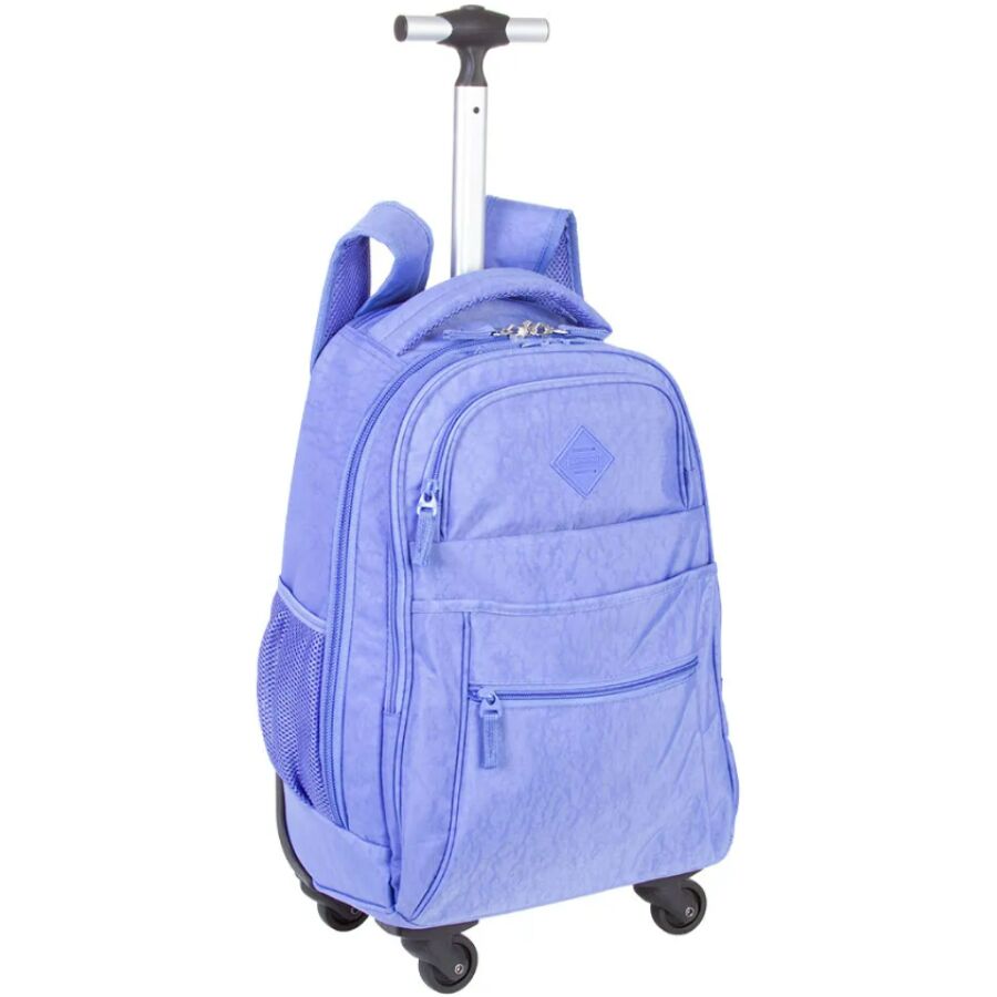 Mochila Rolling Crinkle Lavanda 4 rodas - Imagem 2