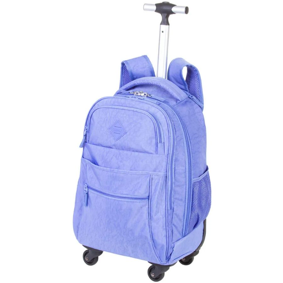 Mochila Rolling Crinkle Lavanda 4 rodas - Imagem 3