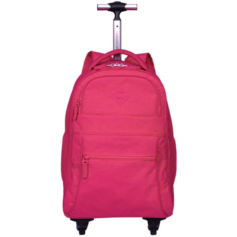 Mochila Rolling Crinkle Pink 4 rodas