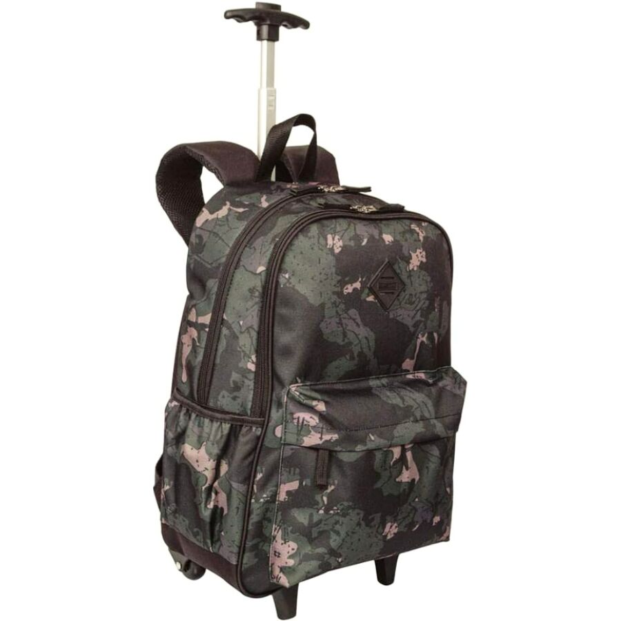 Mochila Rolling Camuflada 2 rodas Sestini - Imagem 2