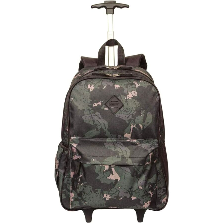 Mochila Rolling Camuflada 2 rodas Sestini