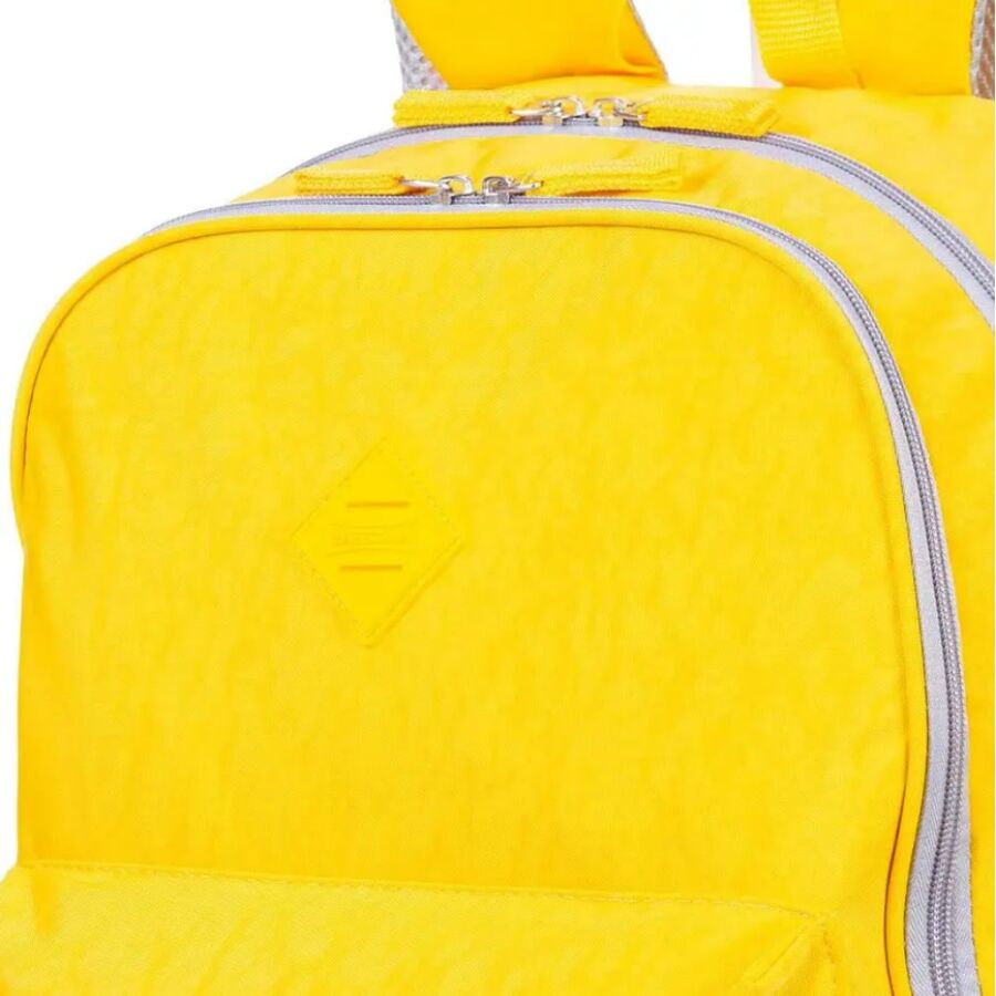 Mochila Rolling Crinkle Amarelo 2 rodas Sestini - Imagem 4