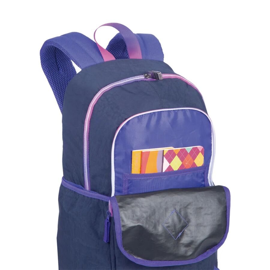 mochila Sestini Magic Degradê Cyberpunk 2 compartimentos - Imagem 3