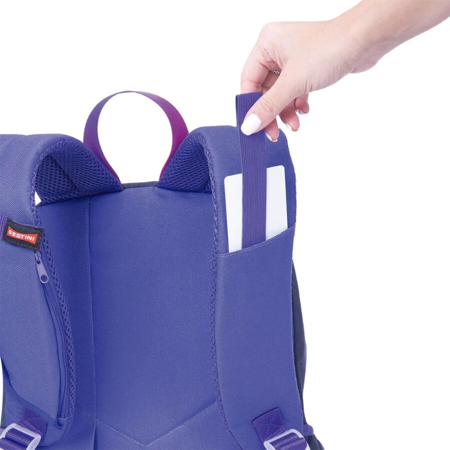 mochila Sestini Magic Degradê Cyberpunk 2 compartimentos - Imagem 10