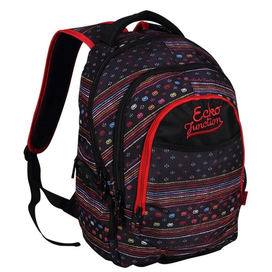Mochila Ecko preto e vermelho Nytron Ecko