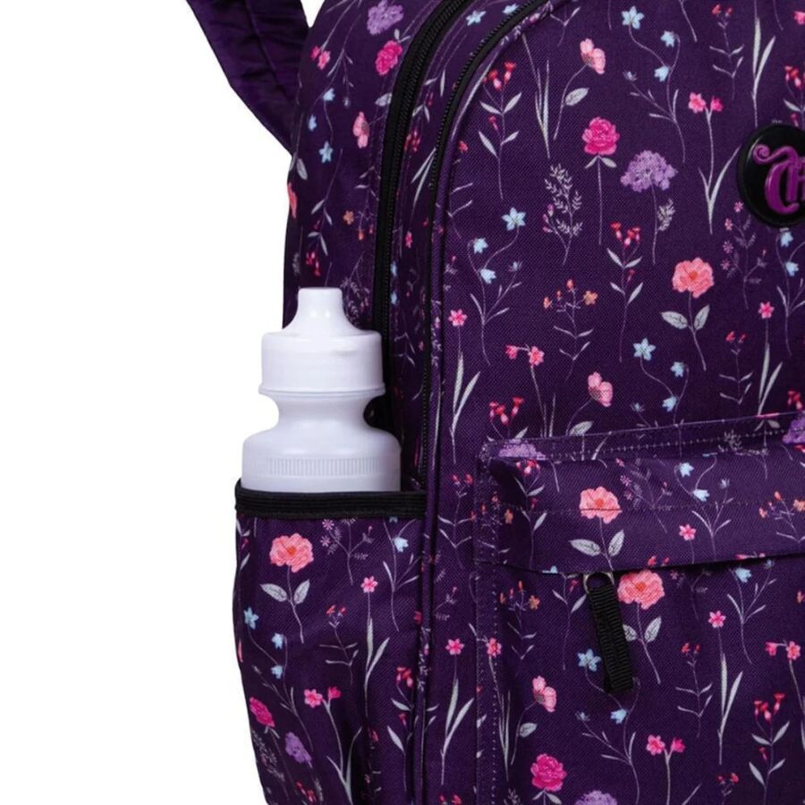 mochila de rodas capricho floral - Imagem 3